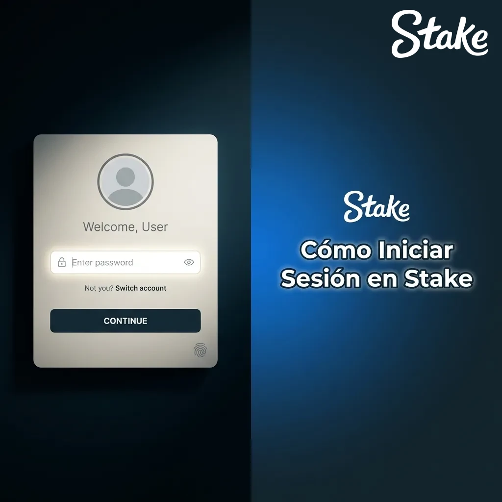 Paso a paso para iniciar sesión en Stake: ingreso de credenciales, verificación y acceso a cuenta de usuario