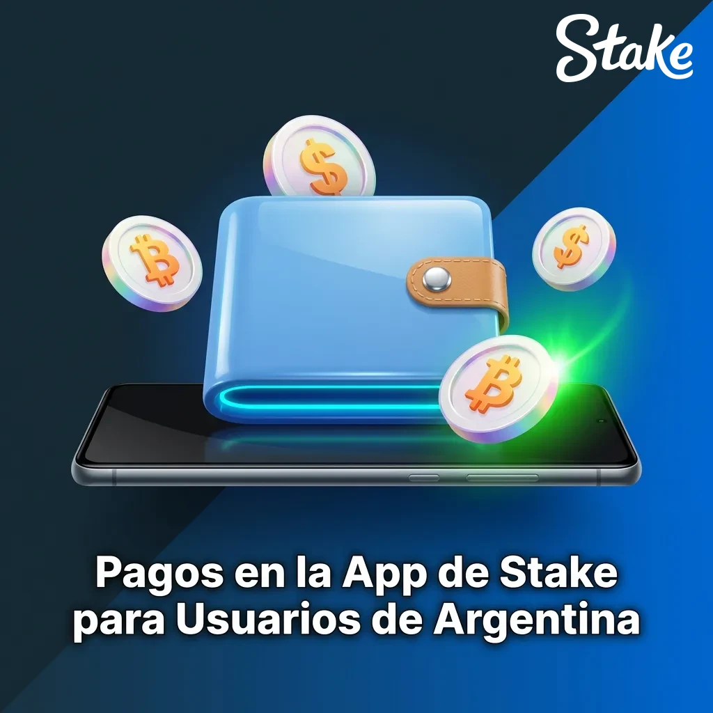 Stake app payment methods for Argentina showing Mercado Pago, AstroPay, bank transfers, and e-wallets with deposit info