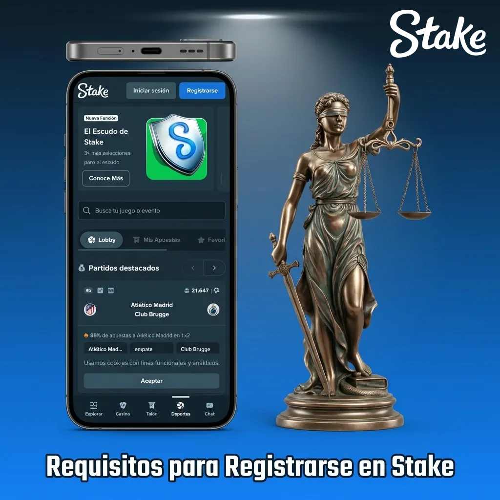 Requirements checklist for Stake registration in Argentina: age, residency, verification, and terms acceptance.