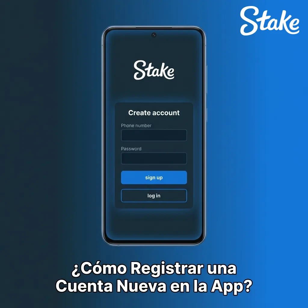 Person registering new account on mobile app following step-by-step instructions on smartphone screen